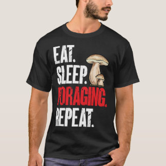 Mushroom Jagd Morel Hunter essen Schlafsuche T-Shirt