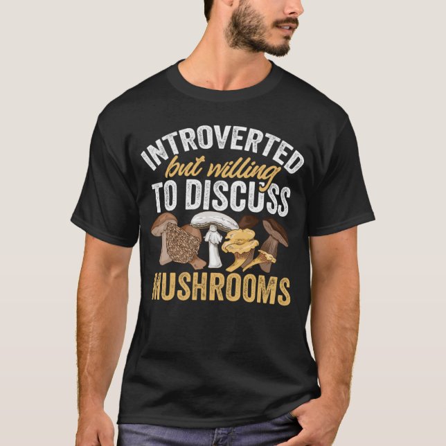 Mushroom Jagd Morel Hunter Foraging T-Shirt (Vorderseite)