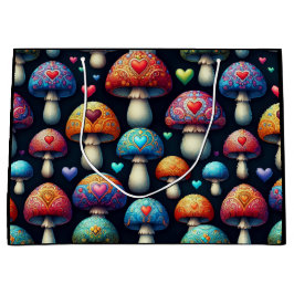 Mushroom Love Große Geschenktüte