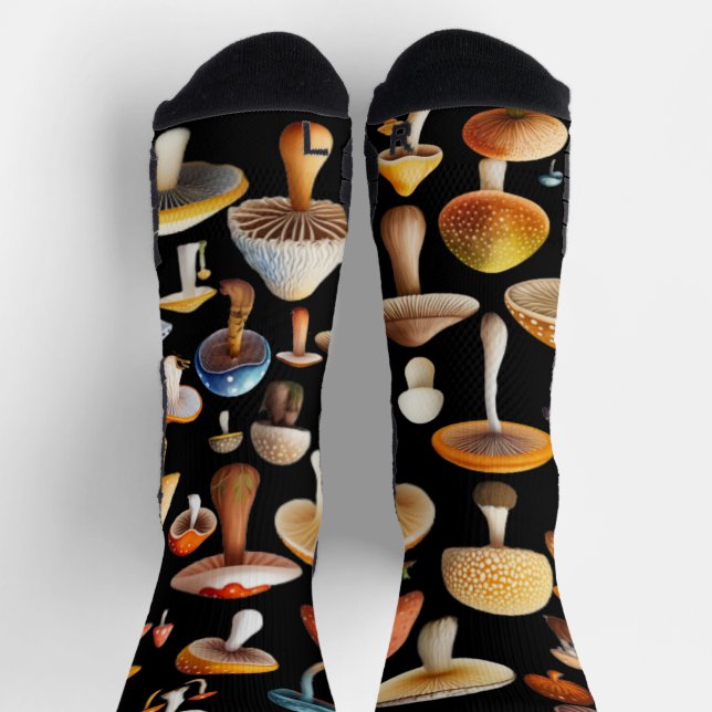 Mushroom Lover Unisex Socken (Oben)