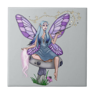 Mushroom Magic Fairy Fliese