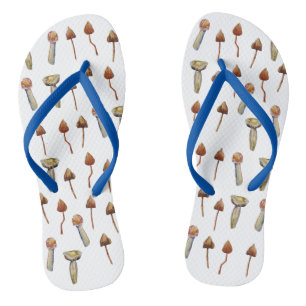 Mushroom Magic Flip Flops