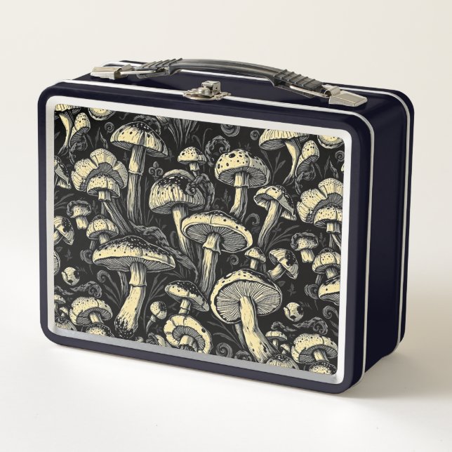 Mushroom Magic Metal Lunch Box (Vorderseite)