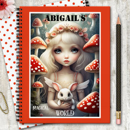 Mushroom Magical Fantasy Fairy Notizbuch