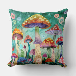 Mushroom Magical Forest Kissen