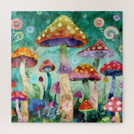 Mushroom Magical Forest Puzzle
