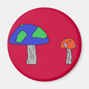 Mushroom-Magnet Magnet