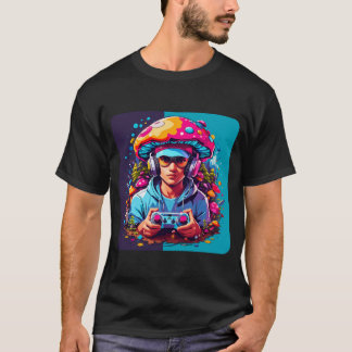 Mushroom Mania Mushroom Man spielt T-Shirt-Muse T-Shirt