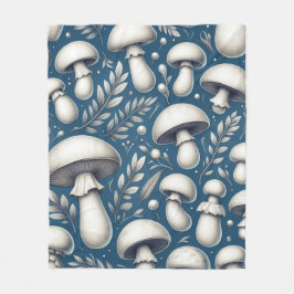 Mushroom Meadow Fleecedecke