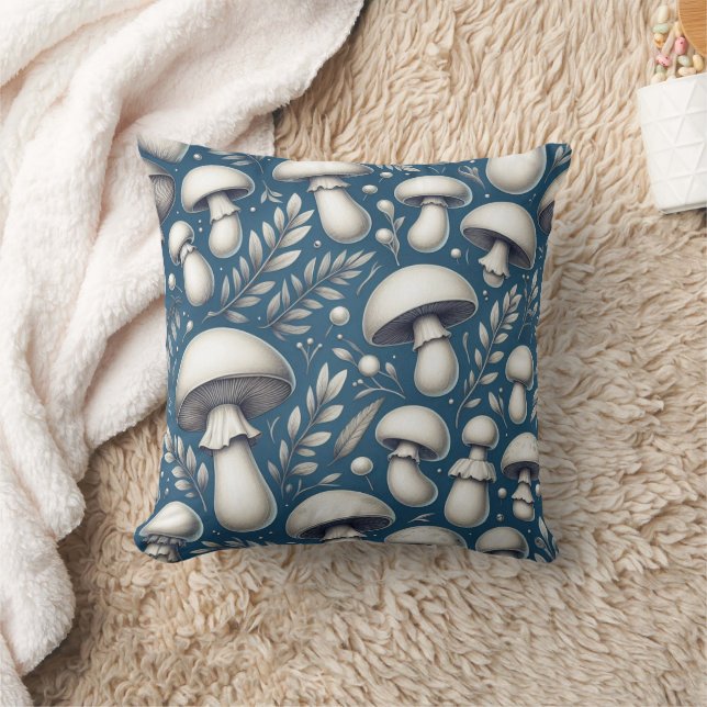 Mushroom Meadow Throw Kissen (Decke)