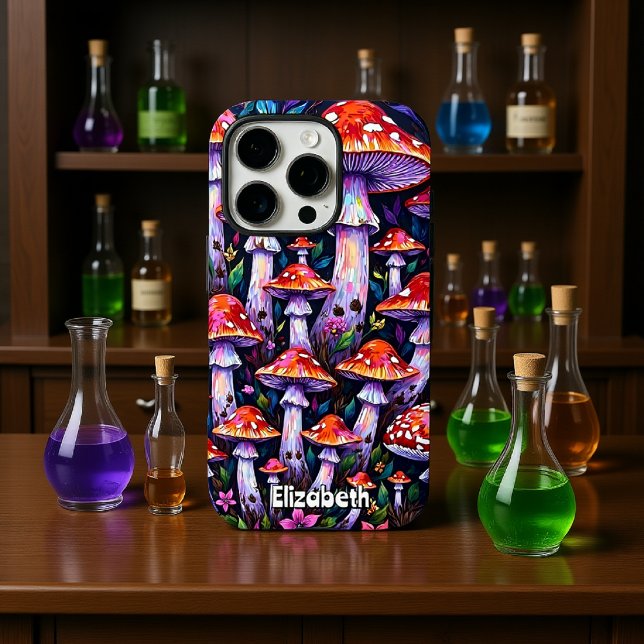 Mushroom Medley Pattern Case-Mate iPhone Hülle (Von Creator hochgeladen)