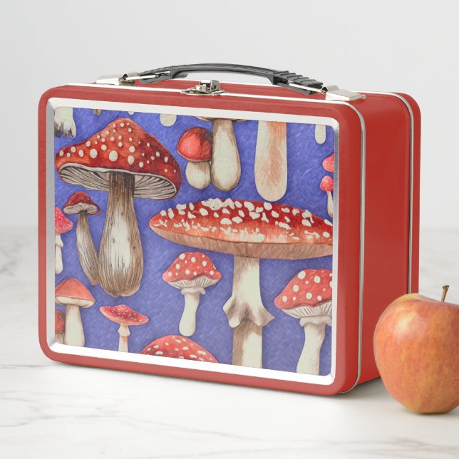 Mushroom Metall Brotdose (Beispiel)