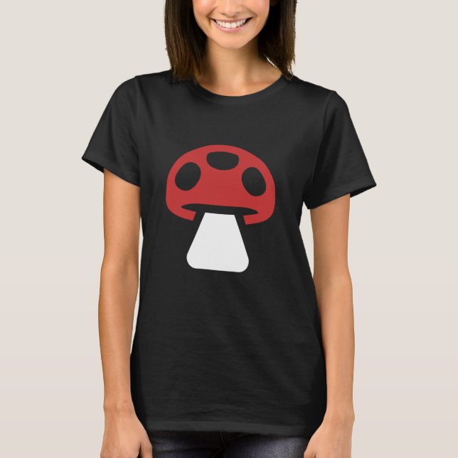 Mushroom Minimalist T-Shirt (Vorderseite)