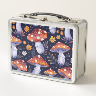 Mushroom-Mittagsboxen Metall Brotdose