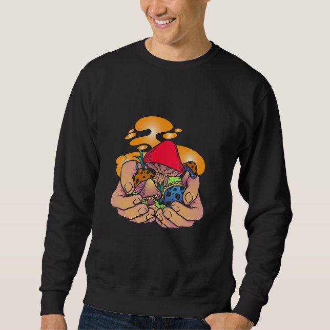 mushroom mix hands lover sweatshirt (Vorderseite)