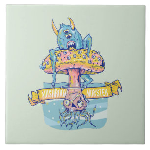 MUSHROOM MONSTER FLIESE