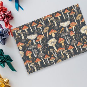 Mushroom-Muster Seidenpapier