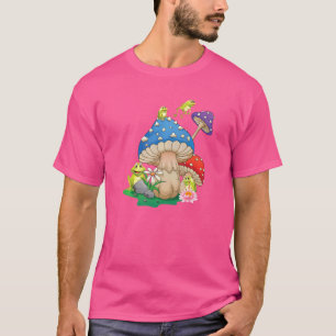 Mushroom Mycology Shroom Hunter Fungi Cotattcore T-Shirt