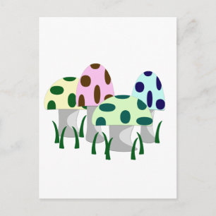 Mushroom-Patch Postkarte