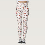 Mushroom Pattern Leggings<br><div class="desc">Whimsical Muster der Aquarellbilder von verschiedenen Pilzen.</div>