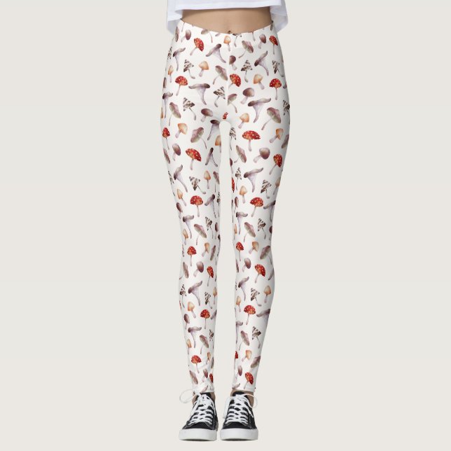 Mushroom Pattern Leggings (Vorderseite)