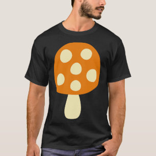 Mushroom Pattern Niedlich Ästhetische Mykologie Fu T-Shirt