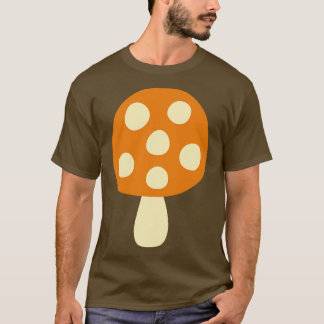 Mushroom Pattern Niedlich Ästhetische Mykologie Fu T-Shirt