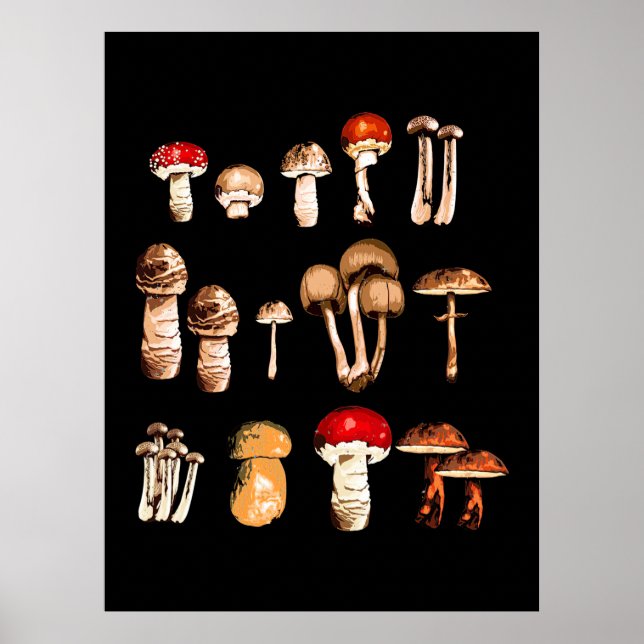 Mushroom Picker Life Poster (Vorne)