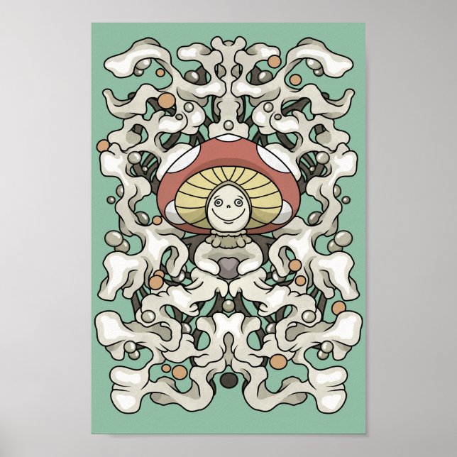 Mushroom Poster (Vorne)