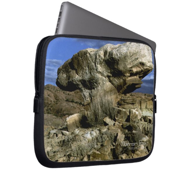 Mushroom Rock Laptopschutzhülle (Vorne Rechts)