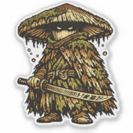 Mushroom Ronin — Geist des alten Waldes  Aufkleber