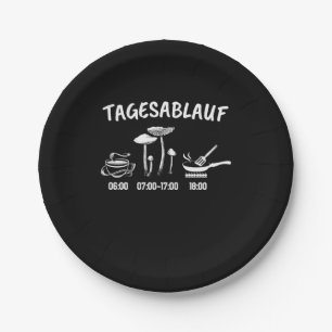 Mushroom-Sammlerplan Pappteller