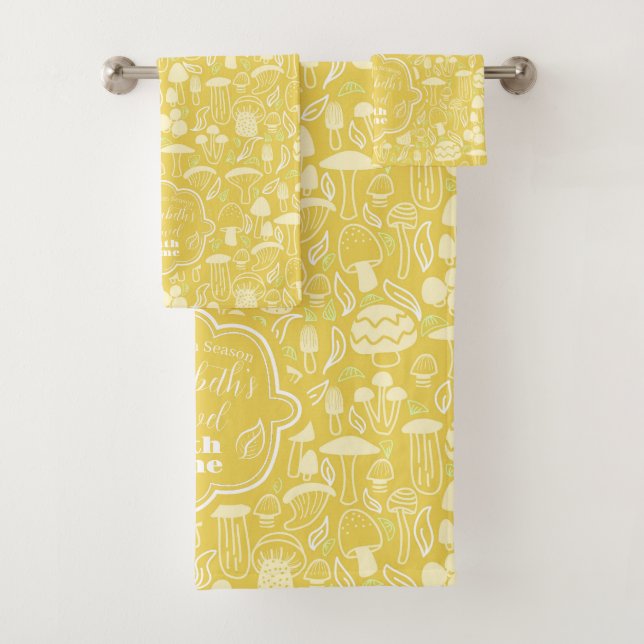 Mushroom Senard Cream Badhandtuch Set (Insitu)