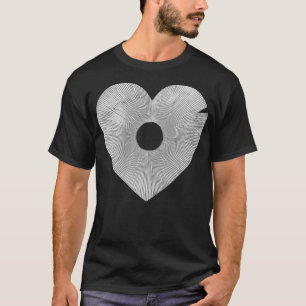 Mushroom Spore Heart Fungi Mycology Foraging Liebe T-Shirt