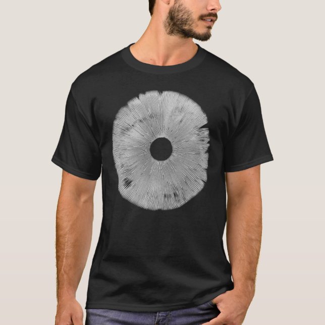 Mushroom Spore Print Mushroom Lover Gift I Love Mu T-Shirt (Vorderseite)