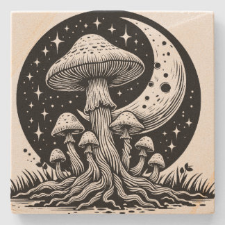 Mushroom Steinuntersetzer