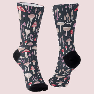 Mushroom Toadstool Fungi Socken