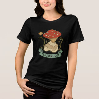 Mushroom Tri-Blend Shirt