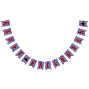 Mushroom Vampire Halloween Banner