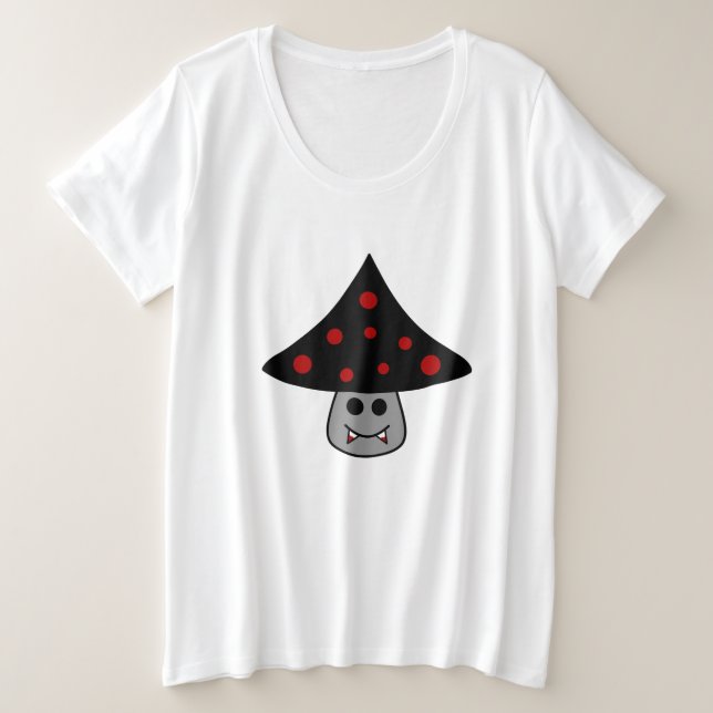 Mushroom Vampire Plus Size T - Shirt (Design vorne)