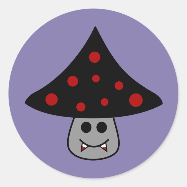 Mushroom Vampire Stickers (Vorderseite)