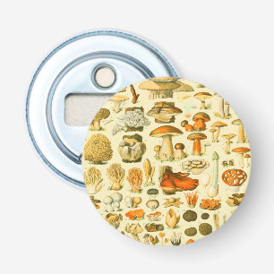 Mushroom Vintag Toadstool Antike Illustration Flaschenöffner