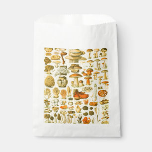 Mushroom Vintag Toadstool Antike Illustration Geschenktütchen