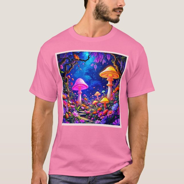 Mushroom-Wald T-Shirt (Vorderseite)