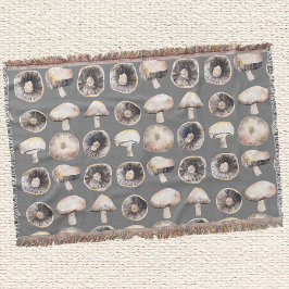 Mushroom Watercolor Decke