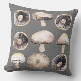 Mushroom Watercolor Kissen