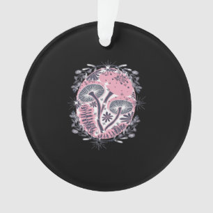 Mushroom Whimsigoth Art Design Classic Ornament