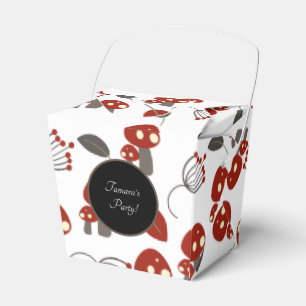 Mushroom Wood Nature Trail Grüne Geburtstagsparty Geschenkschachtel