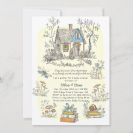 Mushroom Woodland Cotattcore Babydusche Einladung