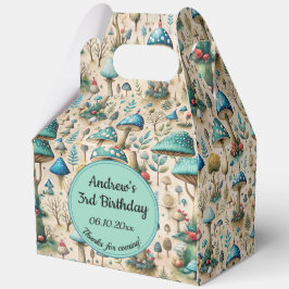 Mushrooms Fairyland Birthday Party Geschenkschachtel